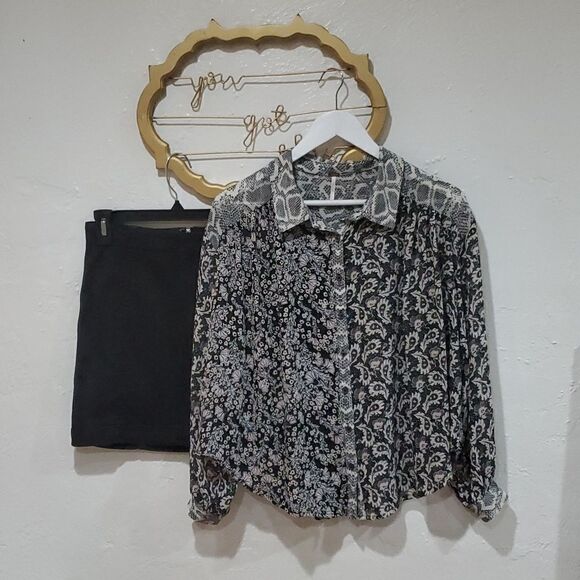 Free People Outfit - Skirt and Blouse - Picture 6 of 16